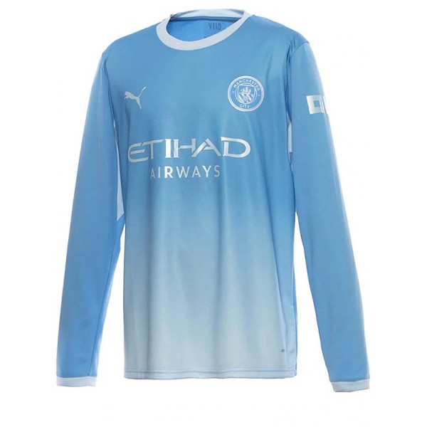 Manchester city home long sleeve jersey 2026-2027