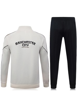 Manchester City tracksuit mens white black training kit 2026-2027