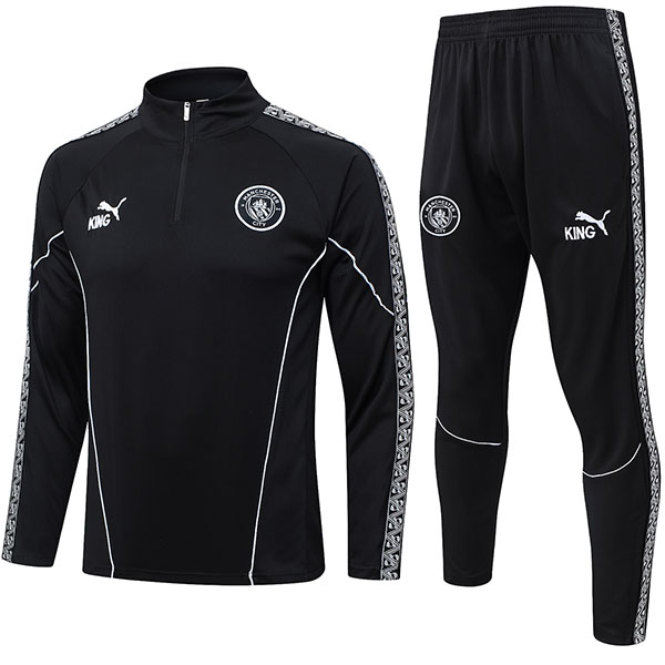 Manchester city tracksuit mens black training kit 2026-2027