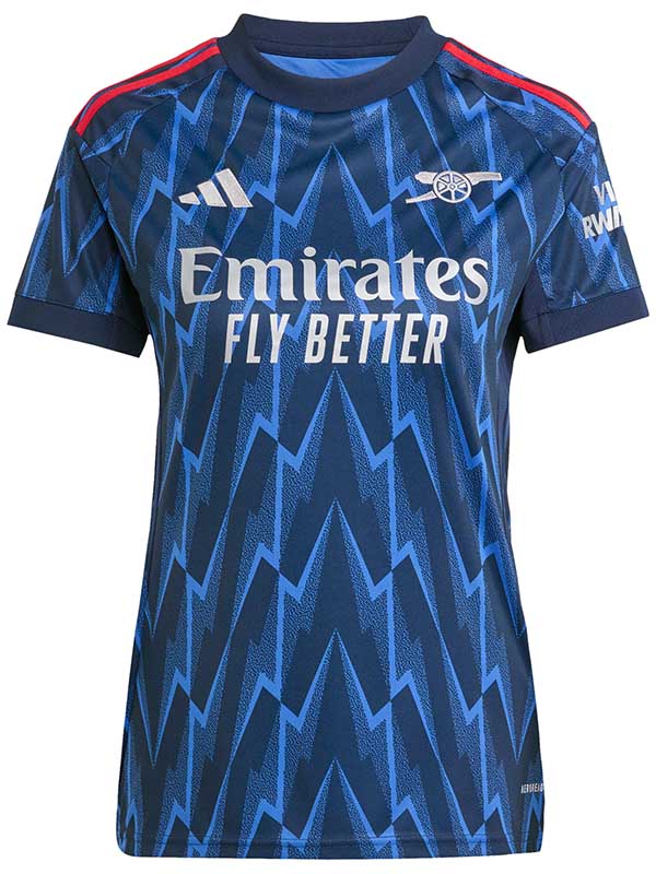 Arsenal maillot de football extérieur pour femme kit de football pour femme deuxième tenue de sport uniforme de football haut chemise de sport 2025-2026