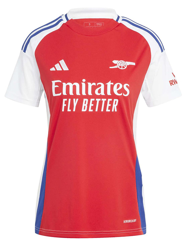 Arsenal maillot de football féminin à domicile kit de football pour femmes premier vêtement de sport uniforme de football hauts chemise de sport 2024-2025