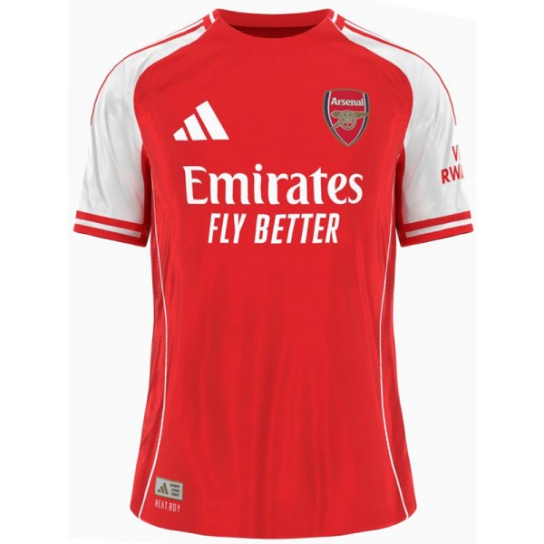 Arsenal maillot domicile uniforme de football adulte premier kit de football de sport pour hommes haut chemise 2025-2026