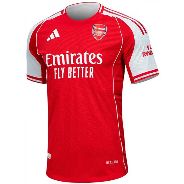 Arsenal maillot domicile uniforme de football adulte premier kit de football de sport pour hommes haut chemise 2025-2026