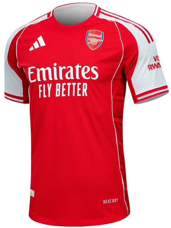 Arsenal maillot domicile uniforme de football adulte premier kit de football de sport pour hommes haut chemise 2025-2026