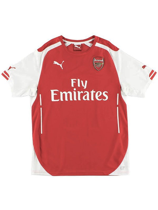 Arsenal maillot rétro domicile football vintage uniforme hommes premier kit de football hauts chemise de sport 2014-2015