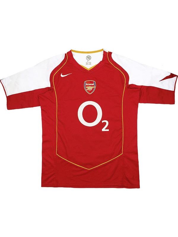 Arsenal home retro soccer jersey maillot match men's 1st sportwear football shirt 2004-05