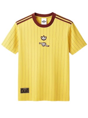 Arsenal maillot iconique uniforme jaune adulte tenue homme 2025-2026