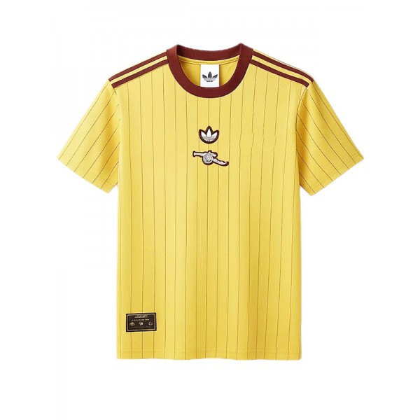 Arsenal maillot iconique uniforme jaune adulte tenue homme 2025-2026