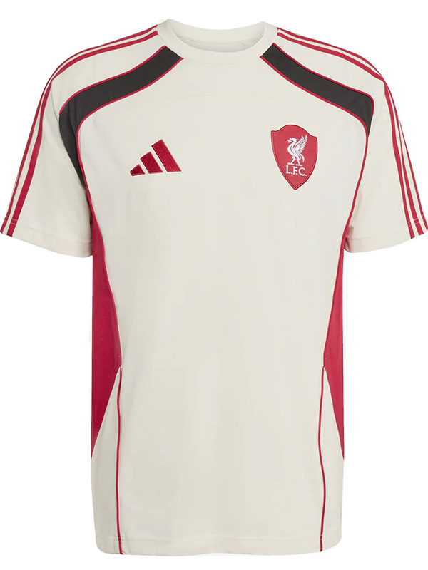 Arsenal maillot d'entraînement d'avant-match adulte blanc cassé uniforme homme 2025-2026