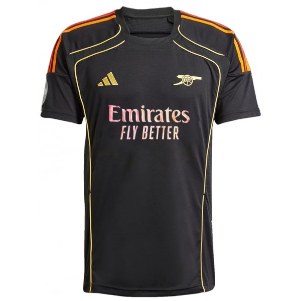 Arsenal maillot d'entraînement d'avant-match uniforme adulte noir homme 2026-2027