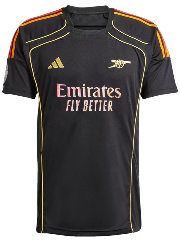 Arsenal maillot d'entraînement d'avant-match uniforme adulte noir homme 2026-2027