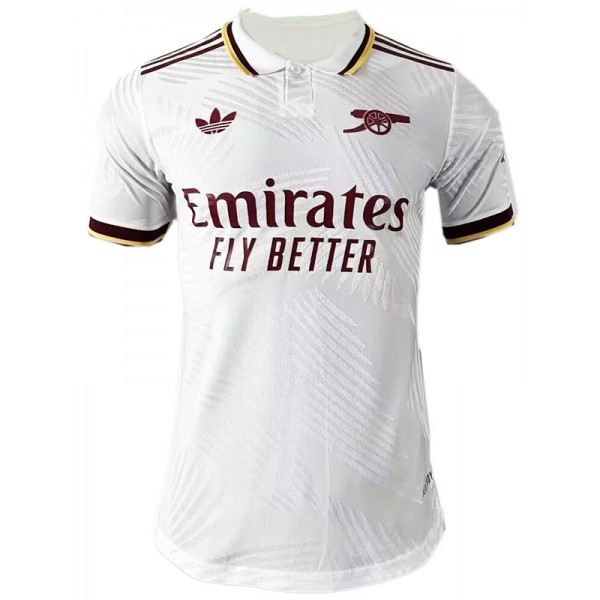 Arsenal maillot d'entraînement d'avant-match uniforme de football kit de football blanc pour hommes hauts chemise de sport 2024-2025