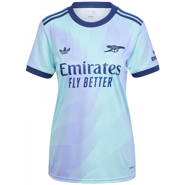 Arsenal troisième maillot féminin 3ème uniforme de football pour femmes vêtements de sport pour dames hauts de football chemise de sport 2024-2025