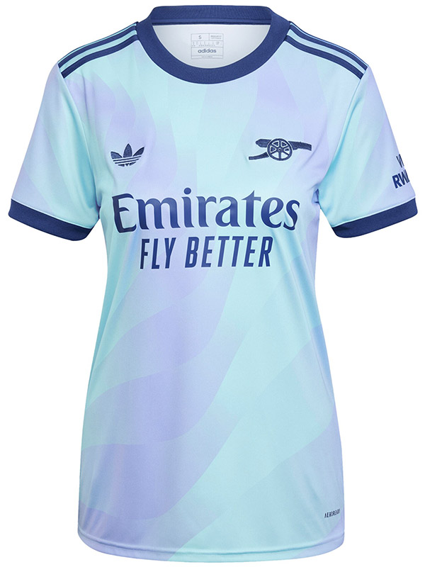 Arsenal troisième maillot féminin 3ème uniforme de football pour femmes vêtements de sport pour dames hauts de football chemise de sport 2024-2025