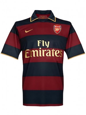Arsenal troisième maillot rétro vintage de football pour homme tenue de sport haut 2007-2008