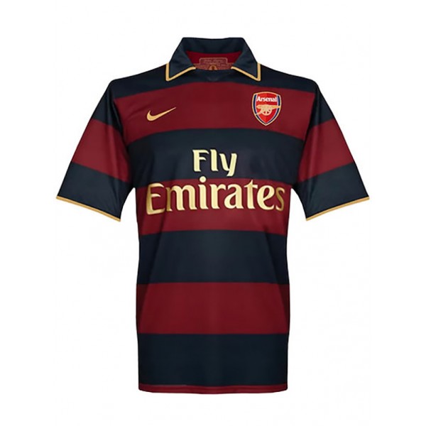 Arsenal troisième maillot rétro vintage de football pour homme tenue de sport haut 2007-2008