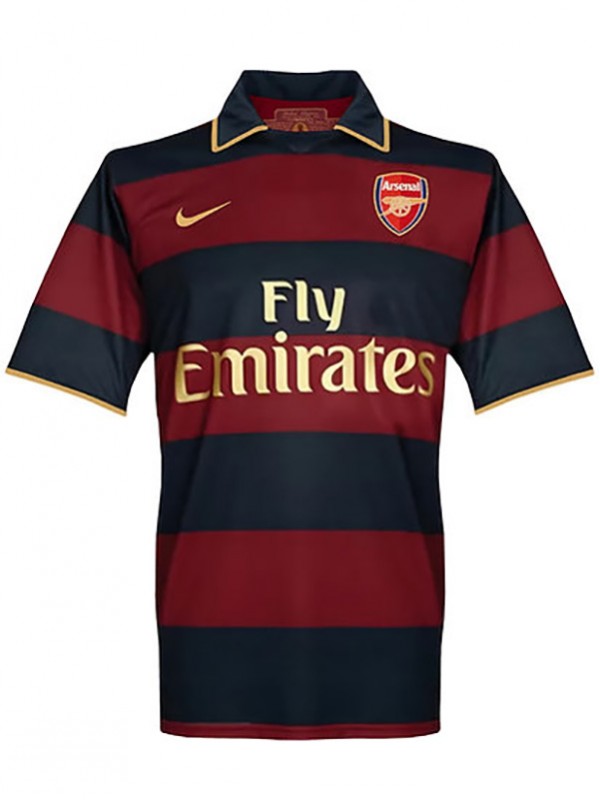 Arsenal troisième maillot rétro vintage de football pour homme tenue de sport haut 2007-2008