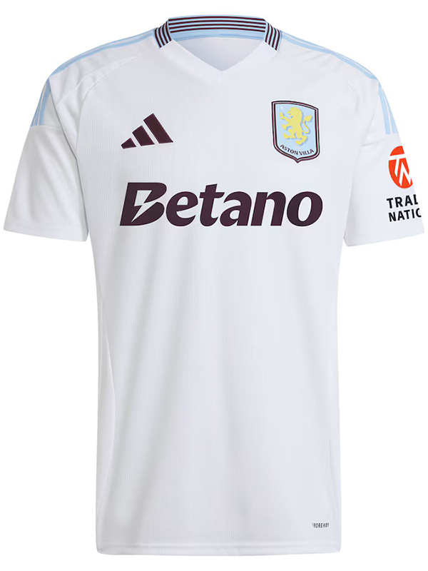 Aston Villa maillot de football extérieur uniforme de football kit de football pour hommes deuxième maillot de sport 2024-2025