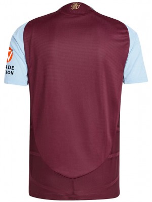 Aston villa maillot de football à domicile uniforme de football kit de football pour hommes premier haut chemise de sport 2024-2025