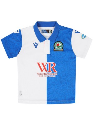 Blackburn Rovers Macron maillot de football à domicile uniforme de football kit de football pour hommes premier haut chemise de sport 2024-2025