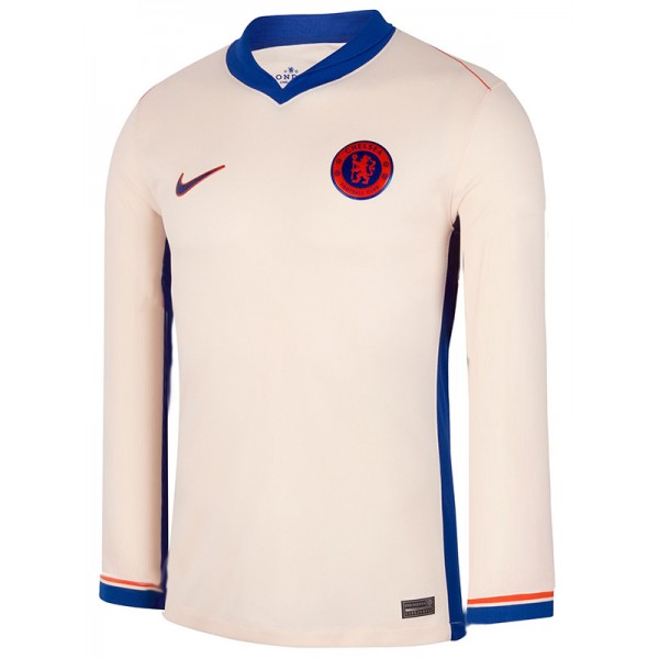 Chelsea maillot à manches longues extérieur uniforme de football adulte hommes deuxième tenue de sport kit de football haut chemise 2024-2025