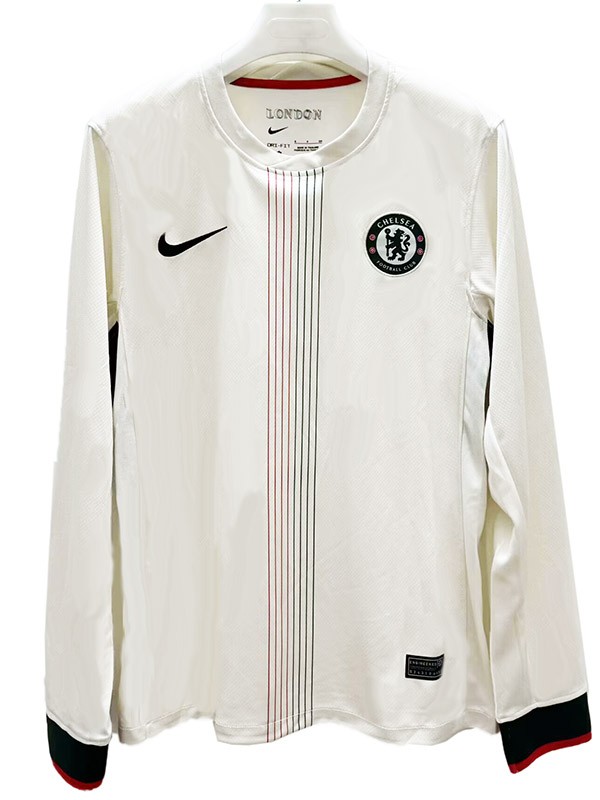Chelsea maillot à manches longues extérieur uniforme de football adulte hommes deuxième tenue de sport kit de football haut chemise 2025-2026