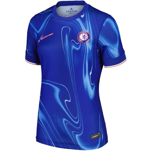 Chelsea maillot de football féminin à domicile kit de football pour femmes premier vêtement de sport uniforme de football hauts chemise de sport 2024-2025