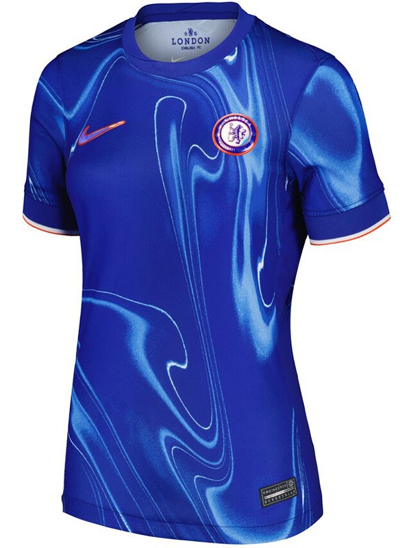 Chelsea maillot de football féminin à domicile kit de football pour femmes premier vêtement de sport uniforme de football hauts chemise de sport 2024-2025