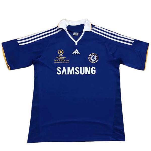 Chelsea Maillot de football rétro domicile match premier maillot de football sportswear pour homme 2007-2008