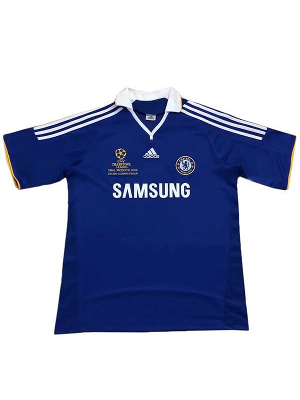 Chelsea Maillot de football rétro domicile match premier maillot de football sportswear pour homme 2007-2008