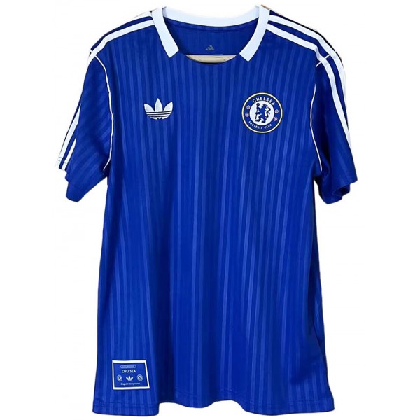 Chelsea maillot d'entraînement bleu pour homme tenue de football vêtements de sport haut de football chemise de sport 2025-2026