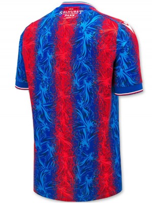 Crystal Palace maillot domicile uniforme de football adulte kit de football de premier sport pour hommes haut chemise 2024-2025
