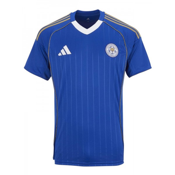 Leicester city maillot domicile uniforme de football adulte premier kit de football pour hommes haut de sport chemise 2025-2026