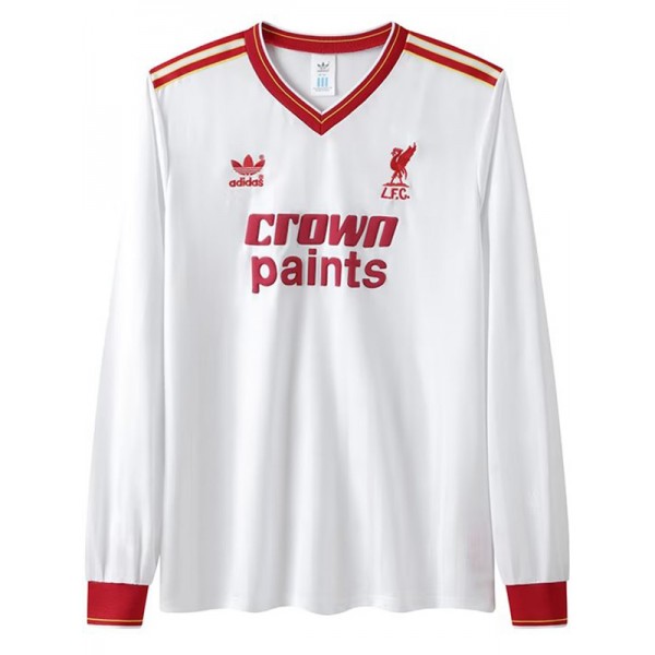 Liverpool maillot rétro à manches longues uniforme de football deuxième kit de football pour hommes maillot de sport 1985-1987