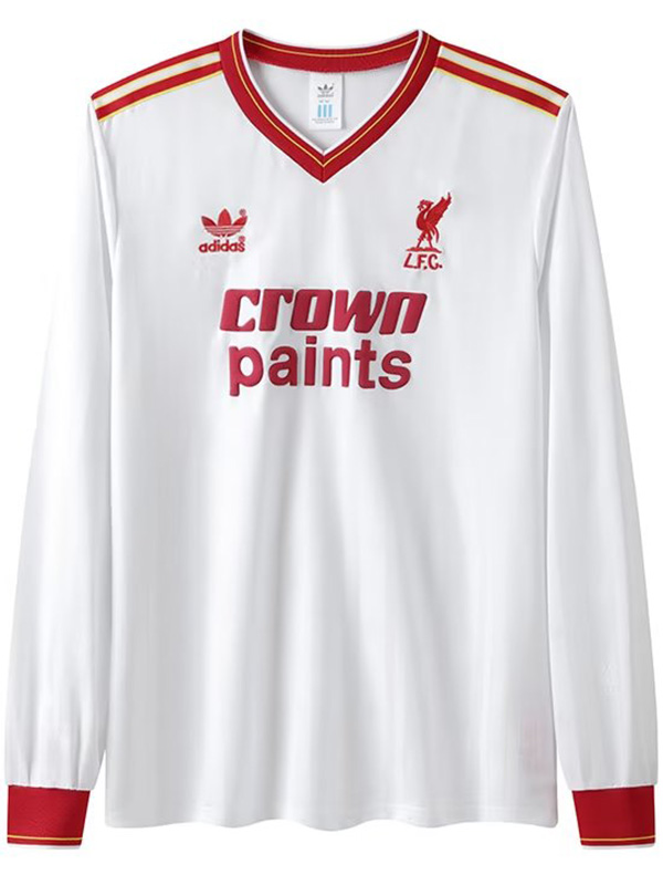 Liverpool maillot rétro à manches longues uniforme de football deuxième kit de football pour hommes maillot de sport 1985-1987