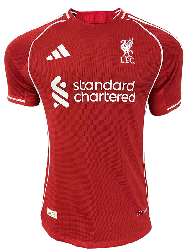 Liverpool maillot domicile uniforme de football adulte premier kit de vêtements de sport pour hommes haut de football chemise 2025-2026