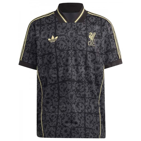 Liverpool maillot lifestyler edition 35 adulte noir homme 2025-2026