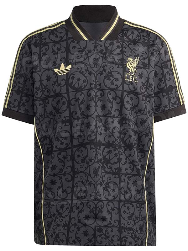 Liverpool maillot lifestyler edition 35 adulte noir homme 2025-2026
