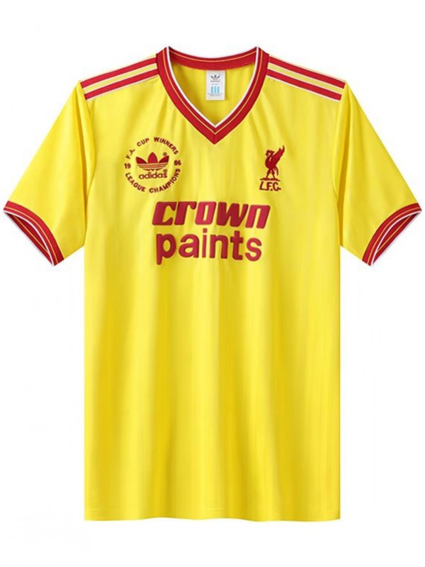 Liverpool troisième maillot rétro uniforme de football 3ème kit de football pour hommes maillot de sport 1985-1986