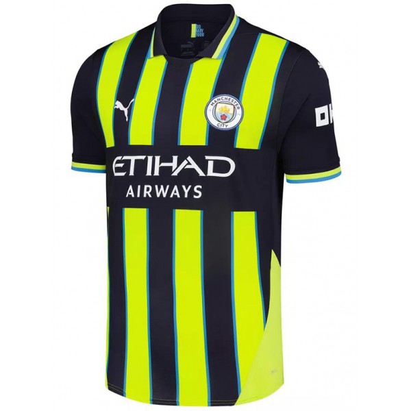 Manchester city maillot de football à l'extérieur uniforme de football deuxième kit de football pour hommes hauts chemise de sport 2023-2024