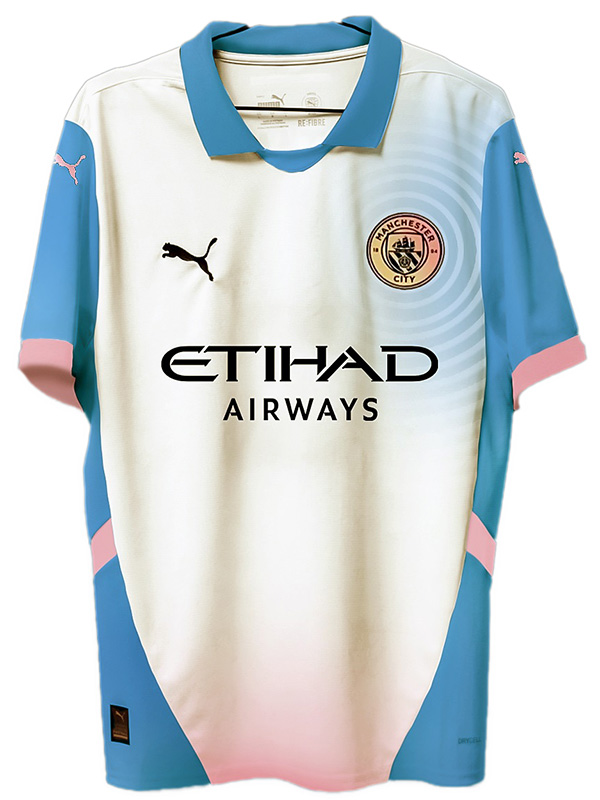 Manchester city quatrième maillot uniforme de football pour adulte 4ème kit de football pour hommes hauts maillot de sport 2024-2025