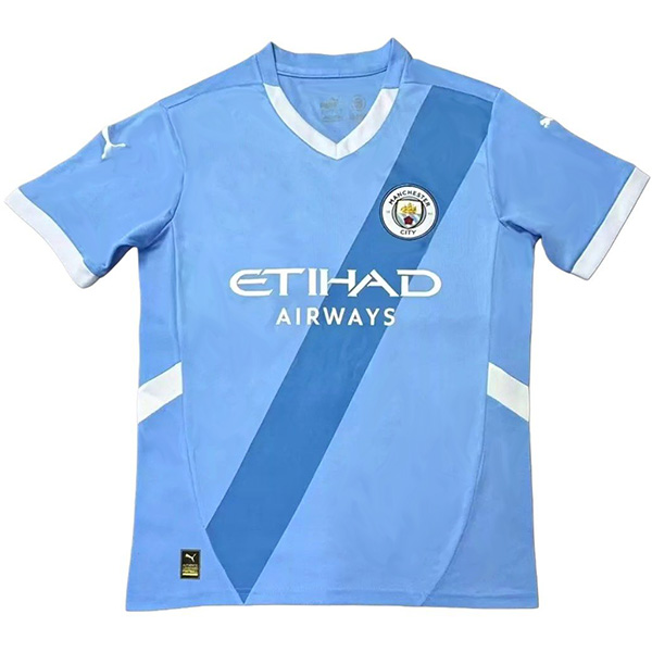 Manchester city maillot domicile uniforme de football adulte premier kit de football de sport pour hommes haut chemise 2025-2026