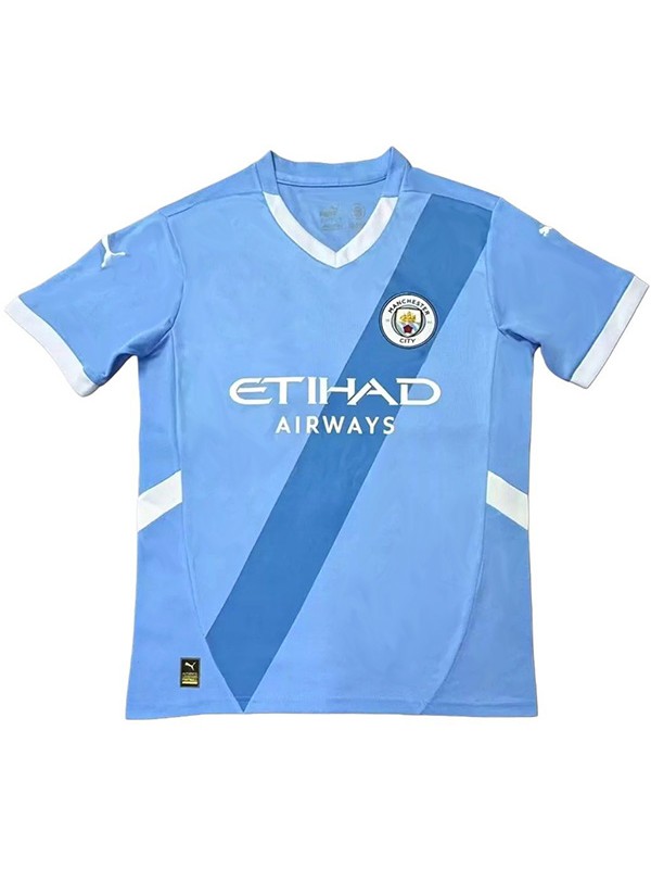 Manchester city maillot domicile uniforme de football adulte premier kit de football de sport pour hommes haut chemise 2025-2026