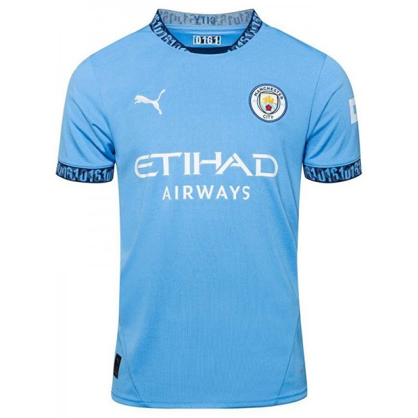 Manchester city maillot domicile uniforme de football à manches premier vêtement de sport pour hommes kit de football chemise haute 2024-2025