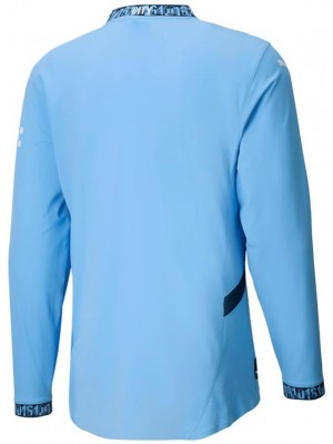 Manchester city maillot de football à manches longues pour hommes uniforme de football premier maillot de sport 2024-2025