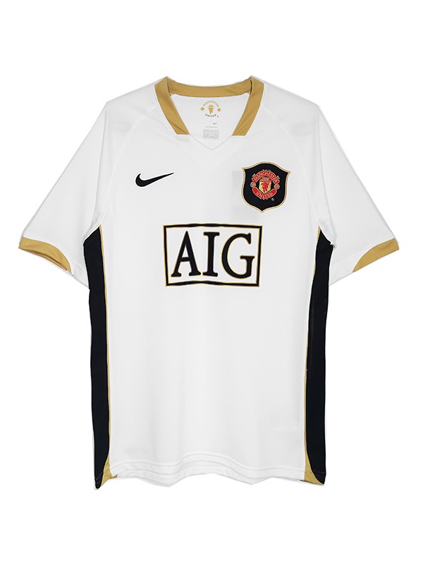 Manchester United maillot extérieur rétro uniforme de football deuxième kit de football pour hommes en tête maillot de sport 2006-2007