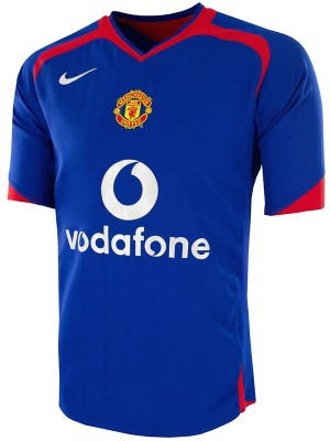 Manchester United maillot rétro extérieur de uniforme de football vintage pour hommes, deuxième maillot de football de sport 2005-2006