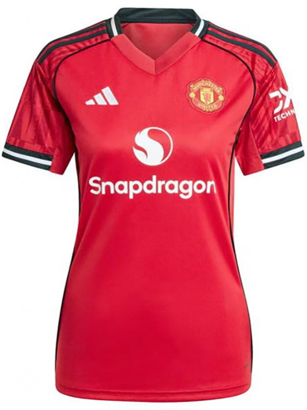 Manchester united maillot domicile femme premier uniforme de football féminin kit de football sportif hauts chemise 2025-2026