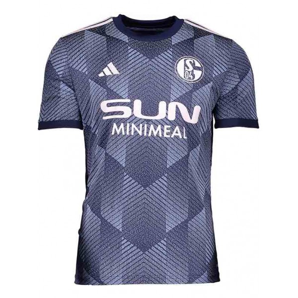 Schalke 04 troisième maillot de football uniforme hommes 3ème tenue de sport kit de football haut chemise 2024-2025