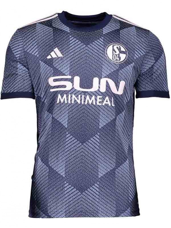 Schalke 04 troisième maillot de football uniforme hommes 3ème tenue de sport kit de football haut chemise 2024-2025